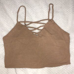 🦋4/15🦋 Beige crop top